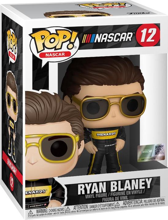 Actual product image Funko POP! Sport Nascar Ryan Blaney 12
