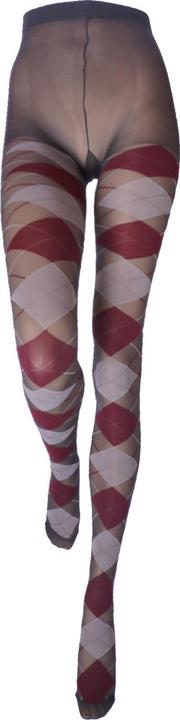 Image du produit Levee Fashion Raute Collant, couleur 640 gris-bordeaux, taille 44-46 (20 DEN, 44 - 46)