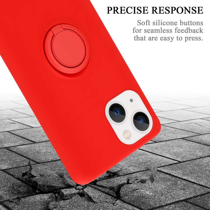 Actual product image Cadorabo Case for Apple iPhone 14 PLUS in TPU Liquid Ring Silicone Case Style (Apple iPhone 14 Plus)