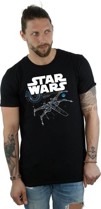 Immagine prodotto Star Wars The Last Jedi X-Wing Maglietta Uomo (3XL)