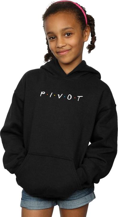 Actual product image Friends Girls Pivot Logo Hoodie (128)