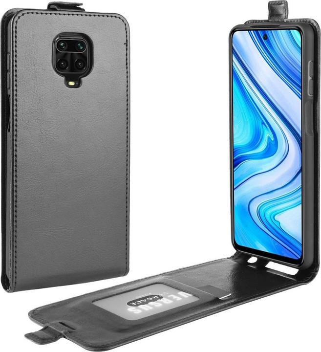 Produktbild Cover-Discount Xiaomi Redmi Note 9 Pro - Klassisches Flip Case vertikal schwarz (Xiaomi Redmi Note 9 Pro Max, Xiaomi Redmi Note 9 Pro, Xiaomi Redmi Note 9S)
