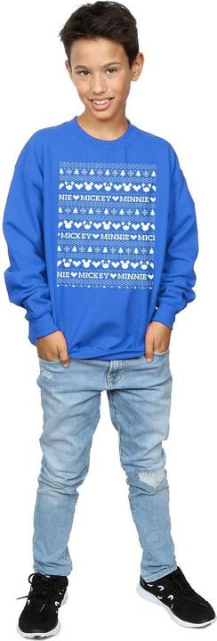 Immagine prodotto Disney Mickey And Minnie Christmas Fair Isle Felpa Ragazzi (116)