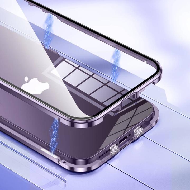 Actual product image Cover-Discount iPhone 15 Plus - Magnetic protective case with armoured glass black (Apple iPhone 15 Plus)