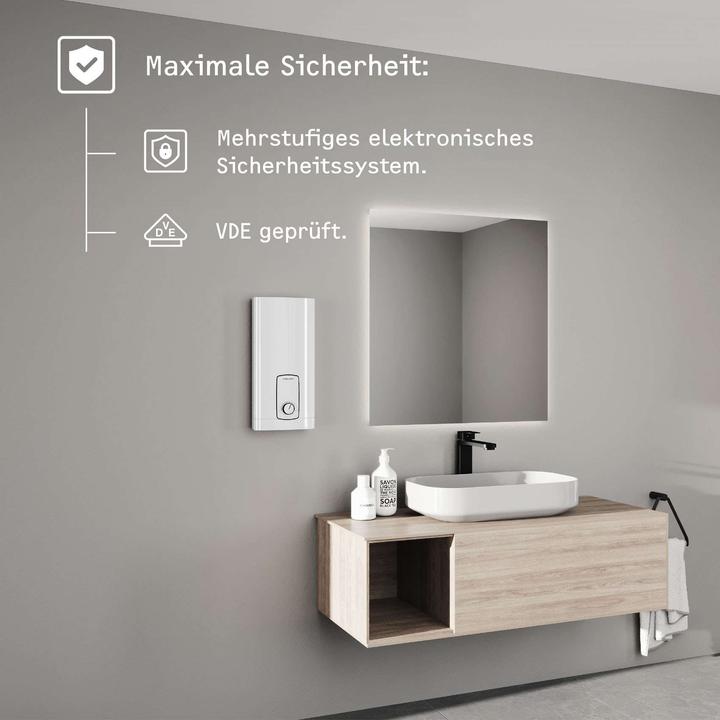 Produktbild Stiebel Eltron DHB 18 ST Trend 25A Elektronischer Durchlauferhitzer, gradgenaue Temperatur dank 3i Technologie