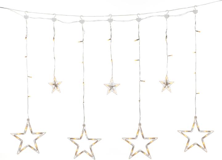 Actual product image Konstsmide LED solar star light curtain (5.90 m)