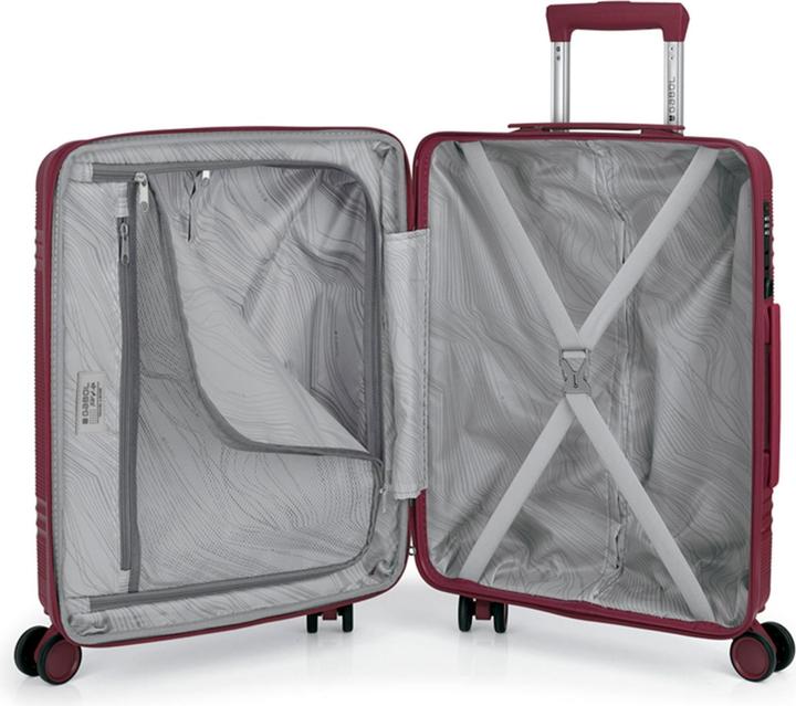 Immagine prodotto Gabol Set di valigie Saori a 4 ruote 3 pezzi con piega elastica (220 l, XL (da 115l))
