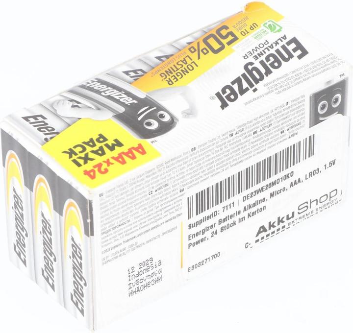 Produktbild Energizer Alkaline Power (24 Stk., AAA, 1200 mAh)