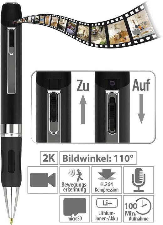 Produktbild OctaCam Kugelschreiber-Videokamera