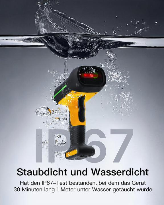 Actual product image Inateck Barcodescanner 75 black (BCST-75 black)