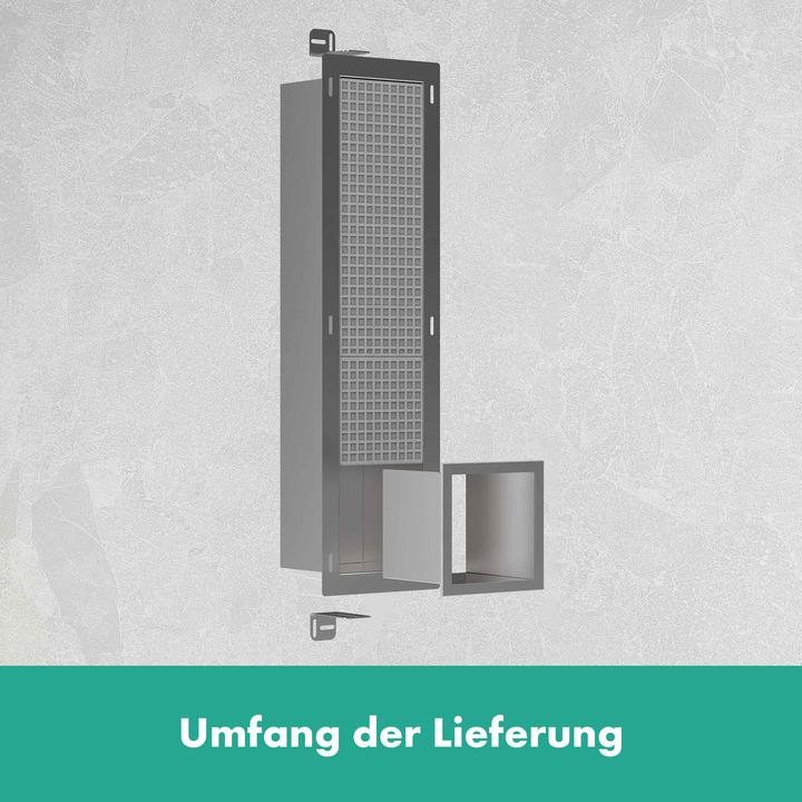 Image du produit hansgrohe XtraStoris Original Support de papier toilette, à encastrer, avec réservoir pour 6 roule