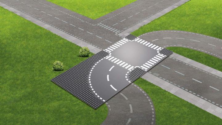 Immagine prodotto LEGO Curva e attraversamento (60237, LEGO City)