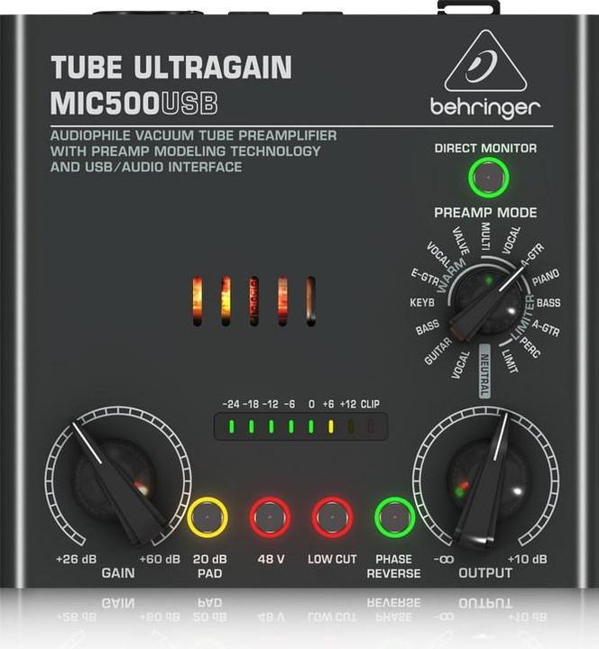 Produktbild Behringer Mikrofon Vorverstärker Tube Ul (Vorverstärker)