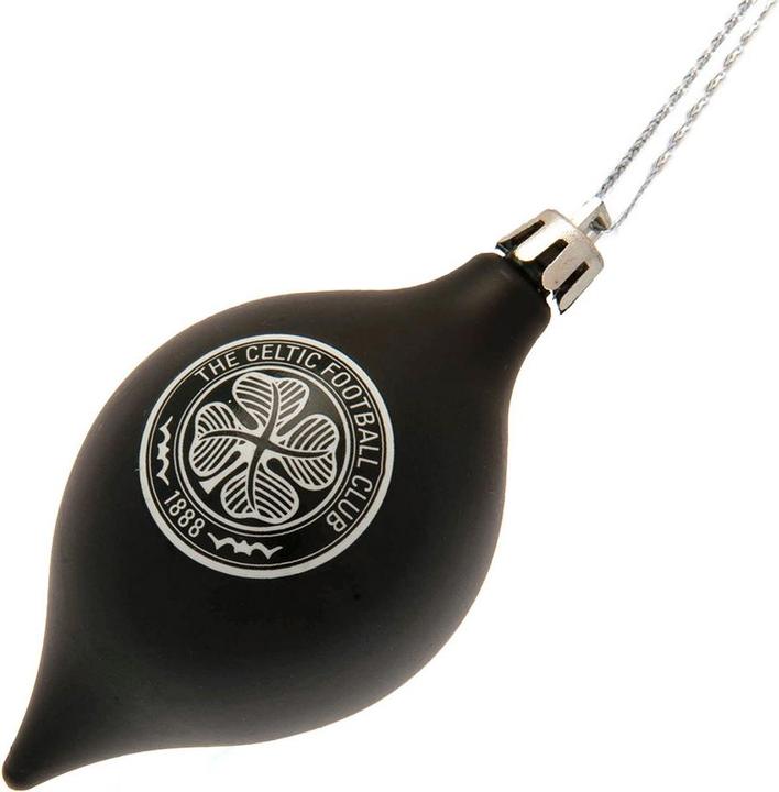 Actual product image Celtic FC Christmas bauble Christmas design (3pack) (3 -part)