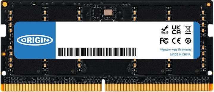 Image du produit Origin Storage 32Go DDR5 5600MHz SODIMM 1Rx8 Non-ECC 1.1V (1 x 32GB, 5600 MHz, RAM DDR5, SO-DIMM)