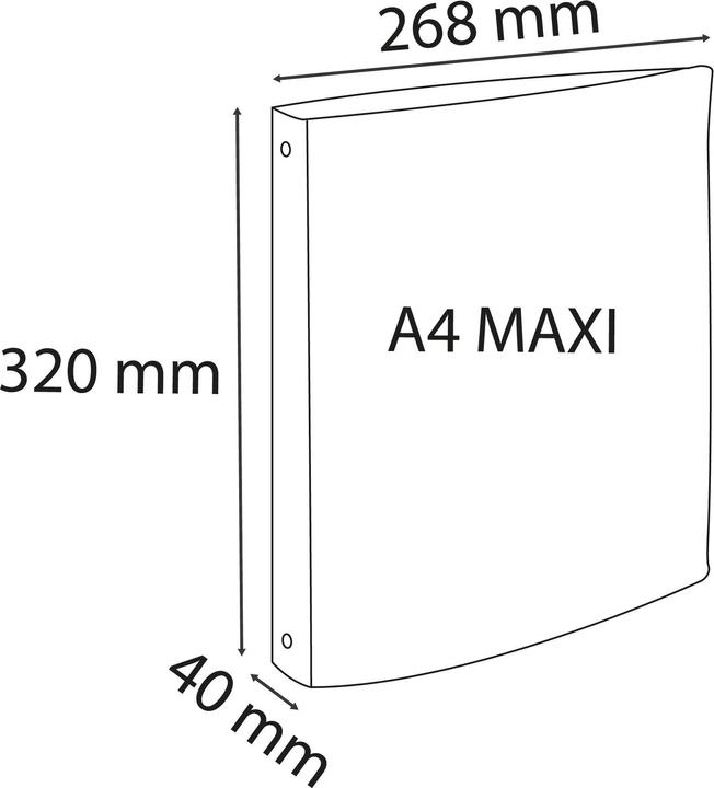 Actual product image Exacompta Ringbücher (A4, 40 mm, 1 Piece)