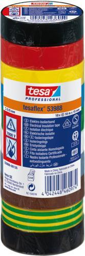 Produktbild tesa tesaflex Isolierband IEC 10x10m:15mm Mix (15 mm)