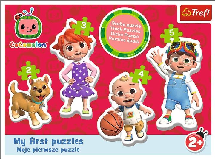 Actual product image Trefl Baby puzzle Cocomelon 4in1 (2,3,4,5 pieces) (14 pieces)