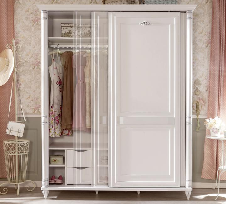 Image du produit Cilek Romantic Armoire avec portes coulissantes (170 cm)