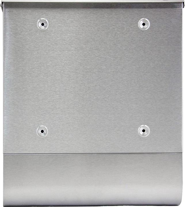 Produktbild Wiltec Briefkasten Edelstahl 305x95x335mm Schloss Zeitungsfach Wandbriefkasten