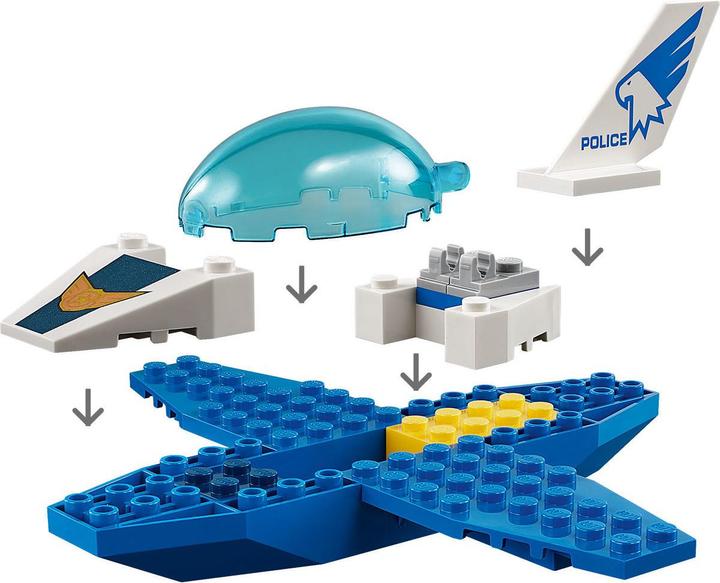 Image du produit LEGO Patrouille aérienne de police (60206, LEGO City)