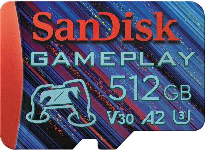 SanDisk Gameplay (512 GB, microSDXC, U3, UHS-I)