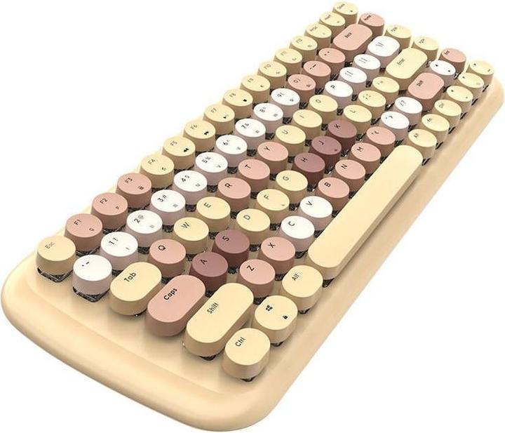 Produktbild Mofii Wireless Mechanical Keyboard with Bluetooth ROMI 2.4G (Brown) (DE, Kabelgebunden)