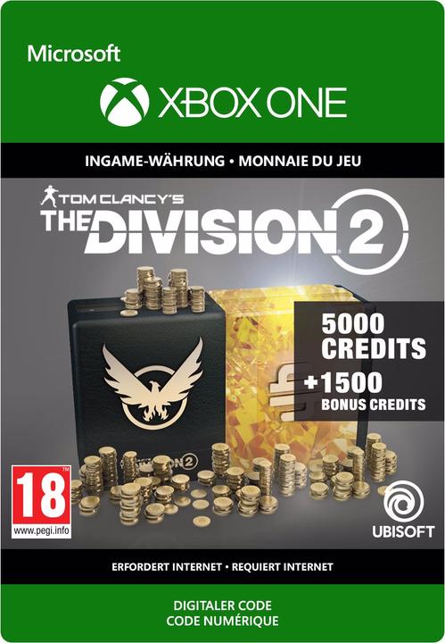 Actual product image Microsoft Tom Clancy's The Division 2: 6500 Premium Credit Pack