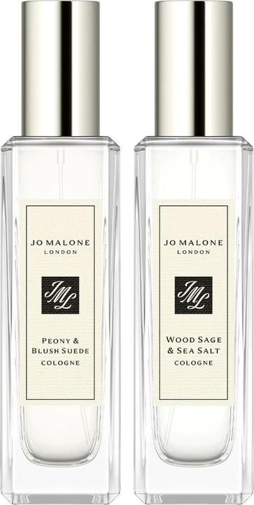 Produktbild Jo Malone Peony Blush Suede Eau De Cologne Set For Women und Wood Sage Sea Salt Eau De Cologne Unise (Eau de cologne, 30 ml)