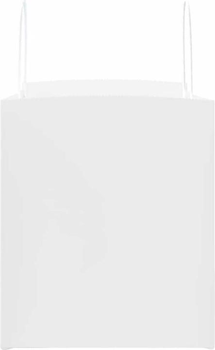 Actual product image VidaXL Kraft paper bags 250 pcs. with handle white 32x22x24 cm paper bag (Gift bag, 250 x)