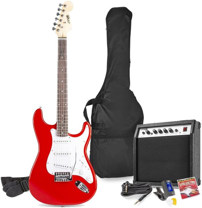 Immagine prodotto Max GigKit Rosso (Chitarra elettrica, Tiglio, Legno)