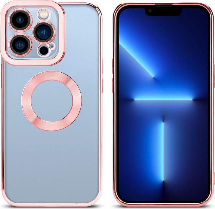 Actual product image Cadorabo TPU Chrome Case with Camera Protector for Apple iPhone 13 PRO MAX (Apple iPhone 13 Pro Max)