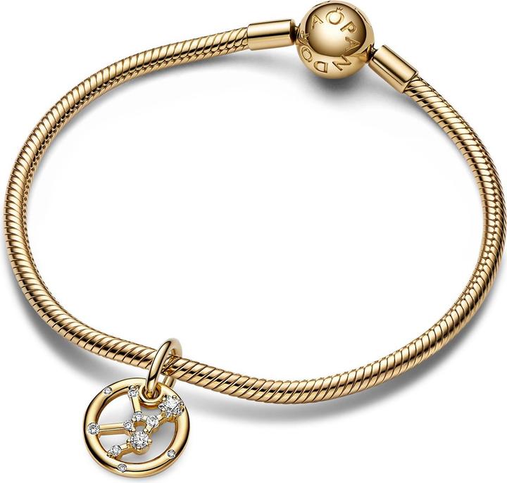 Actual product image Pandora Jungfrau Zodiak (Gold plated)