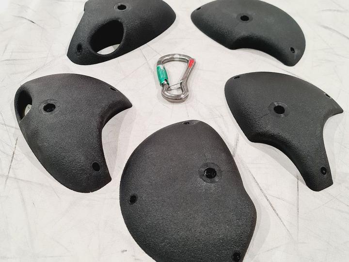 Produktbild Greenholds Klettergriffe Essentials Set 4 (Schwarz)