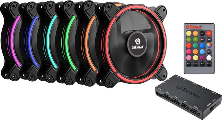 Actual product image Enermax T.B.Rgb (120 mm, 6 x)