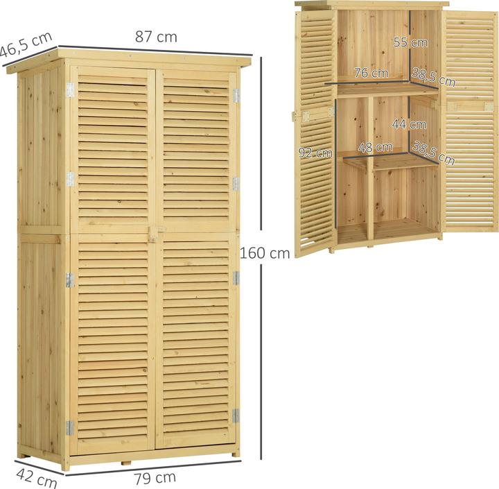 Actual product image Outsunny Tool shed