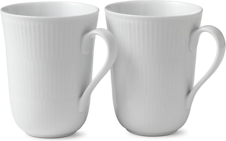 Royal Copenhagen Weiss Gerippt Becher (360 ml, 1 x)