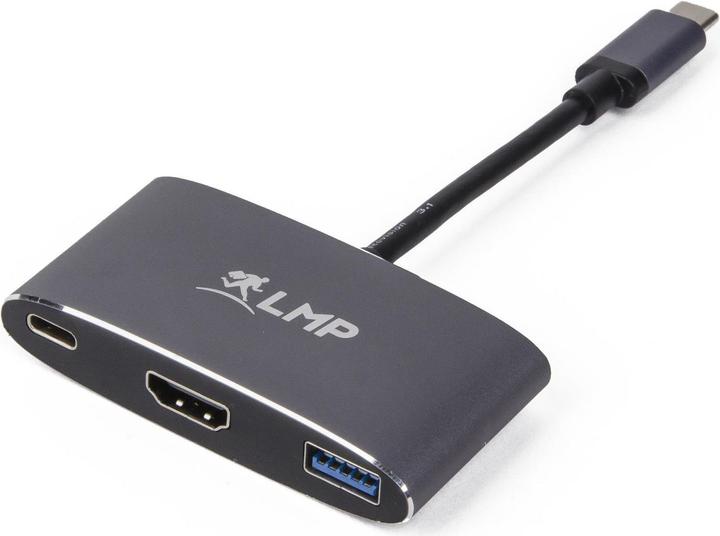 Produktbild LMP USB-C zu (USB Typ-C, USB 3.0, HDMI, 7.30 cm)