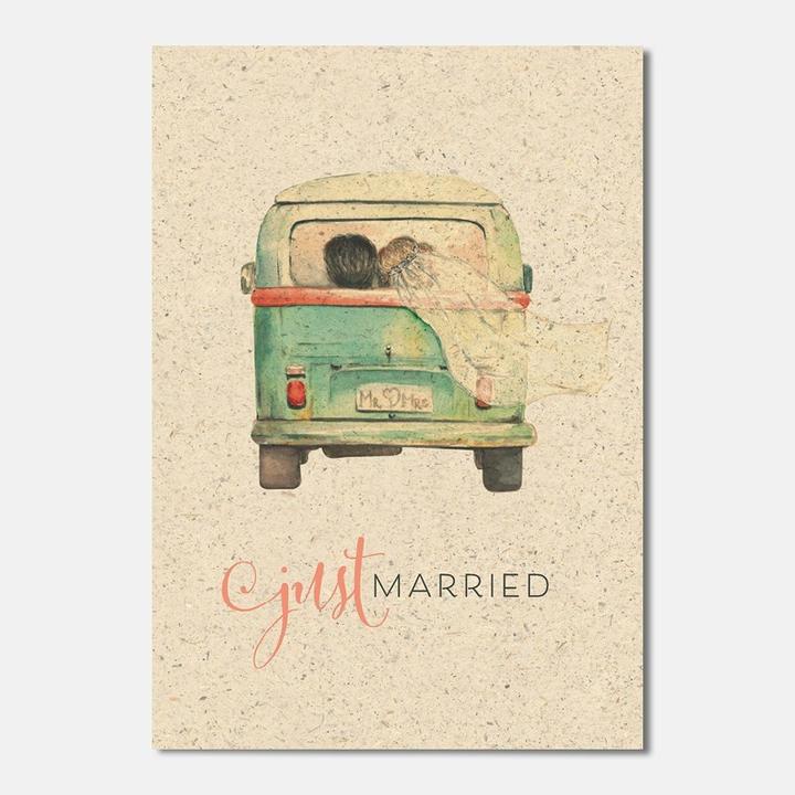Actual product image Wedding card publisher grass paper (1 pcs.)