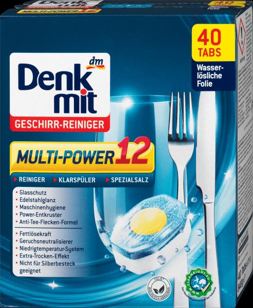 Produktbild dm Denkmit Multi-Power 12 (Tabs, 40 Waschgänge)