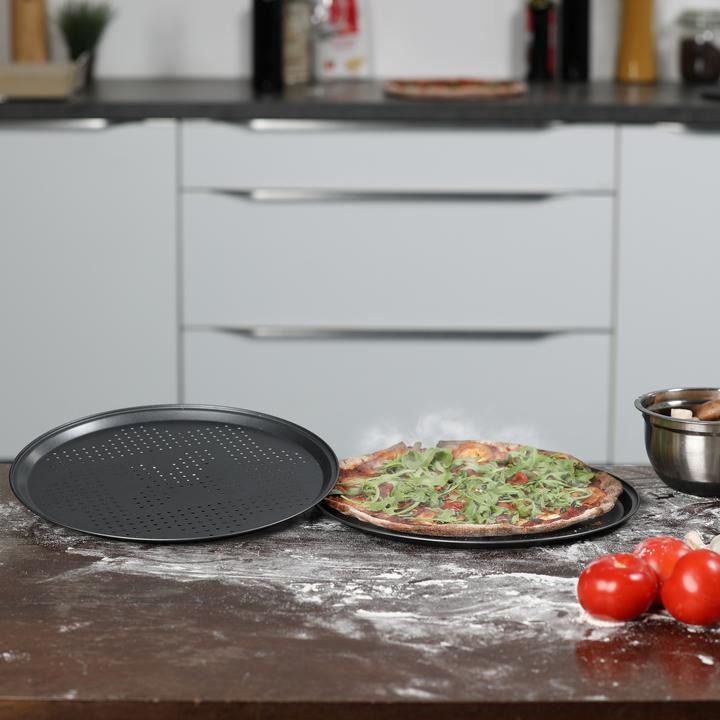 Image du produit Relaxdays Set de plaques à pizza