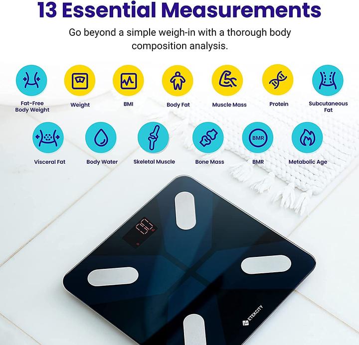 Immagine prodotto Etekcity Bluetooth Körperfettwaage (180 kg)