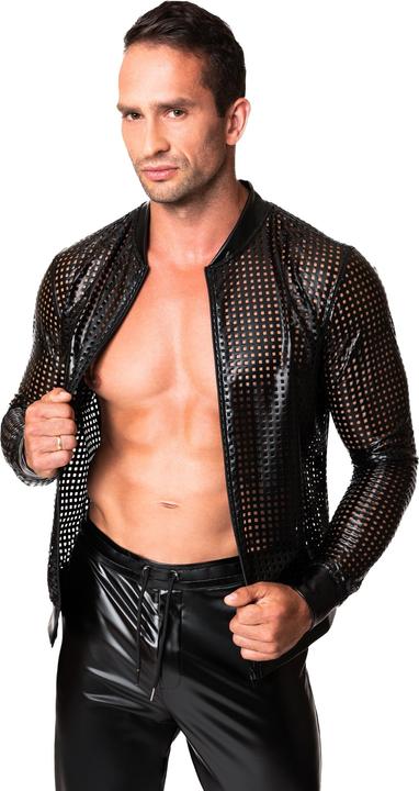 Actual product image Noir Handmade Men's jacket in black (3XL)