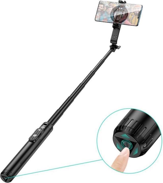 Produktbild Hoco Other magnetic selfie stick with wireless remote control tripod K25 black