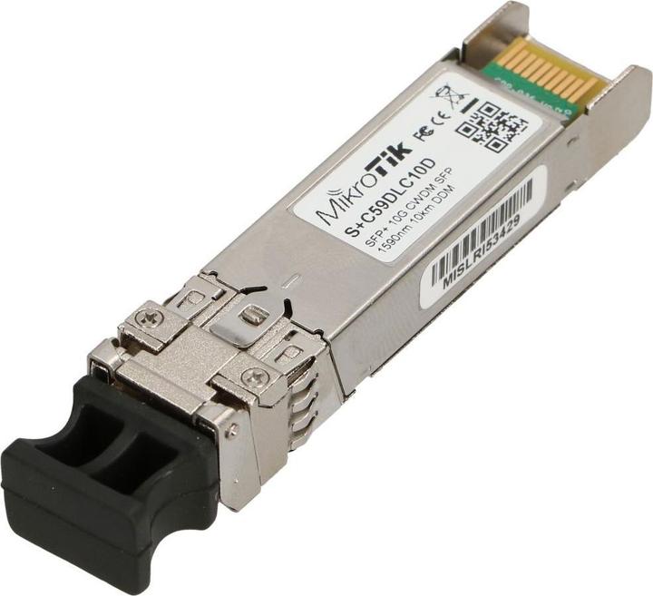 Produktbild MikroTik S+C59DLC10D - Faseroptik - 10000 Mbit/s - SFP+ - LC - CWDM - 10000 m