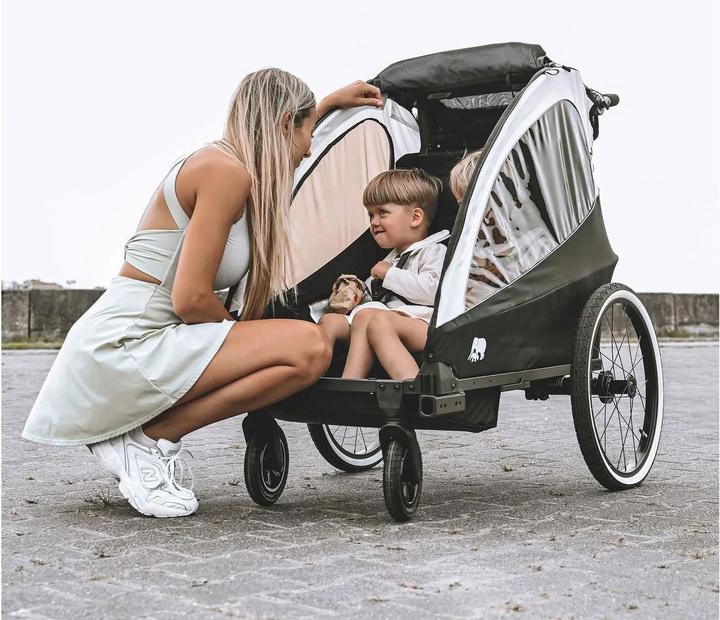 Image du produit Deryan 3in1 Fahrradanhänger für 2 Kinder