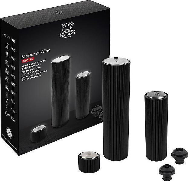 Produktbild Peugeot Geschenkbox Master of wine Set 3-tlg. schwarz