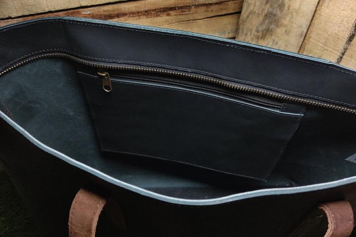 Image du produit Only-Bags.Store Sac en cuir noir, sac à main, grand sac à bandoulière de travail, sac à main, sacoche pour