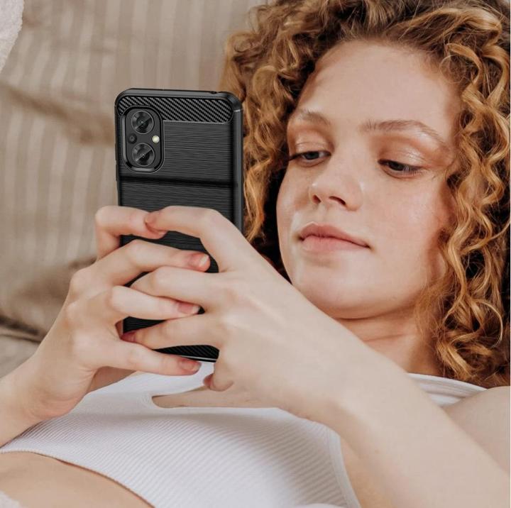 Image du produit Screenguard Xiaomi Poco M5 Housse Carbon Brushed Soft TPU (Xiaomi Poco M5)