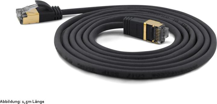 Actual product image Wantec Extra thinCat.7 raw cable SSTP patch cable (S/FTP, CAT7, 1.50 m)